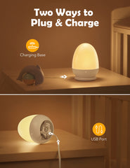 JolyWell egg night light charging base with stable power