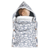 JOOJA newborn-swaddle ultra-soft-fabric keeps baby warm and cozy.