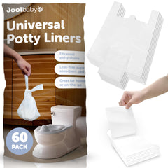 Jool Baby disposable potty liners with universal fit for any potty chair.