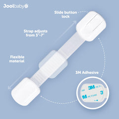 Jool Baby fridge lock with adhesive for secure kitchen storage