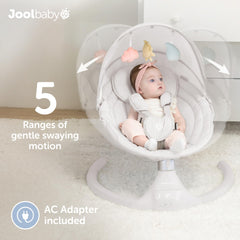 Jool Baby Nova Swing Stone remote control for easy one-handed operation