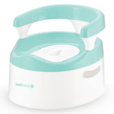 Jool Baby Aqua potty chair with splash guard helps keep mess contained during potty training