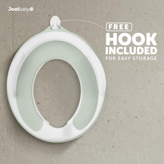 Jool Baby potty seat splash guard helps keep bathroom mess-free.