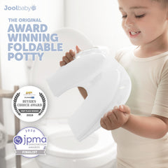 Jool Baby potty seat with non-slip suction cups ensures stable use.