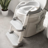 Jool Baby potty training seat 2-step ladder folded for compact storage
