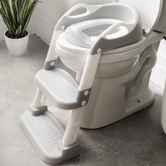 Jool Baby potty training seat 2-step ladder folded for compact storage