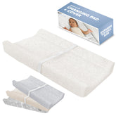 Jool Baby Serenity changing pad with wave pattern keeps baby comfortable.