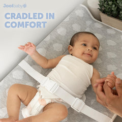 Jool Baby Serenity washable cover with zip-off design eases messy cleanups.