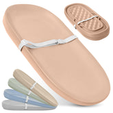 jool baby waterproof changing pad peach foam cushion adds comfort during diaper changes