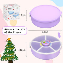 JOOPETALK rotating snack container button spin engages kids during meals.