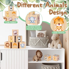Joottuan safari elephant block on a bookshelf creates a subtle nature-inspired focal point.