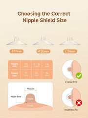 Jordcaslee nipple shield 17mm reduces latch difficulties with soft silicone.