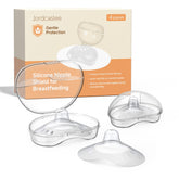 Jordcaslee 24mm nipple shield close-up for comfortable latching