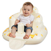 JOSEN inflatable seat giraffe assembled with stable sitting support.