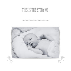 Joss & Lac Design easy prompts page view, simplifies busy parents recording firsts