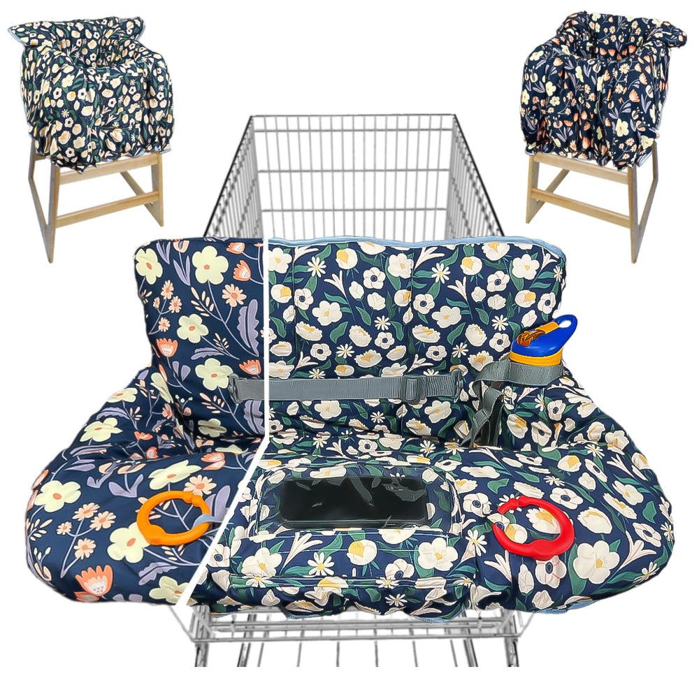 JOWEY dual-sided cart cover provides full protection during shopping.
