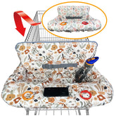 JOWEY dual-sided cart cover protects baby during shopping and dining