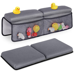 JOY ANAN baby bath kneeler memory foam cushions knees during tub time.
