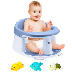 JOY ANAN baby bath seat front view for easy baby entry and secure bath time
