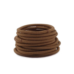 Joyeah mini-size hair ties arranged for baby ponytails and secure hold.