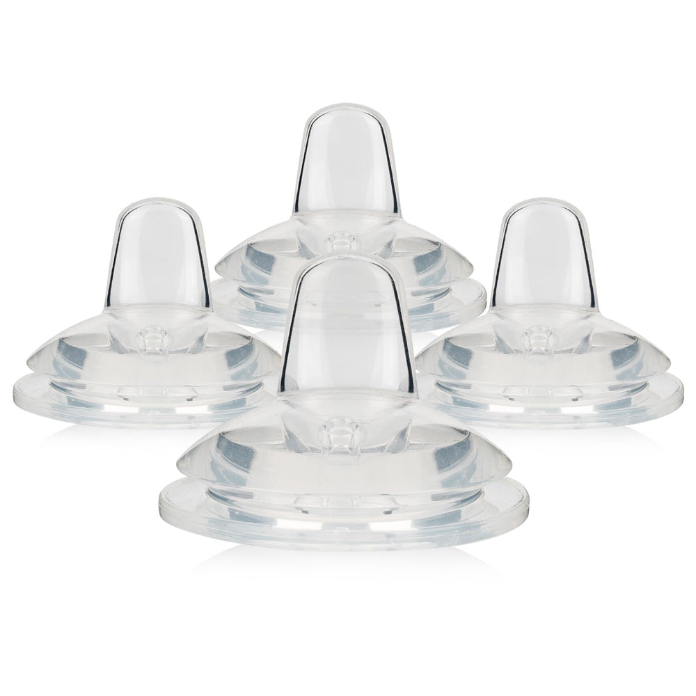 Joyfeed sippy nipple with Dr. Brown's wide-neck bottle compatibility for smooth transition.