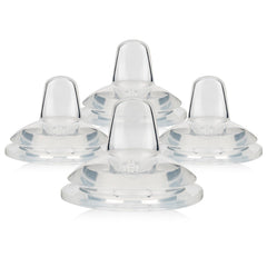 Joyfeed sippy nipple with Dr. Brown's wide-neck bottle compatibility for smooth transition.