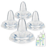 joyfeed sippy nipples with Dr. Brown's narrow bottle compatibility for easy straw conversion.