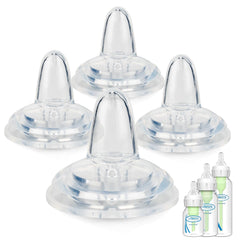 joyfeed sippy nipples with Dr. Brown's narrow bottle compatibility for easy straw conversion.