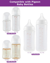 Joyfeed variable flow nipple adapts to your baby's sucking strength.