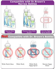 Joyfeed sippy straw nipple shown with glass bottle compatibility for clean sipping.