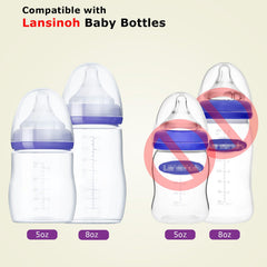 Joyfeed soft-spout nipple demonstrates gentle silicone for baby gums
