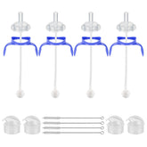 Joyfeed straw cup kit with gravity-ball straw for easy 360° sipping