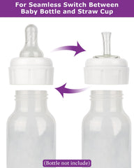 Joyfeed transitional nipple with variable flow suitable for 6 months and older.
