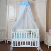 Joylife Baby Netting dome in blue provides a breathable cocoon sleep space.