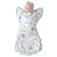 JOYNCLEON baby sleep sack swaddle close-up promotes snug, calming grip for peaceful newborn sleep.