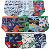 Joyo Roy potty training pants show colorful patterns to encourage active potty practice.