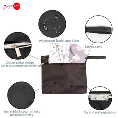 Joyo roy small wet bag two compartments keeps wet and dry items separate.