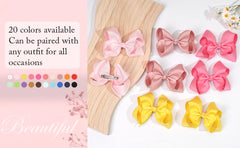 JOYOYO baby girls clips in 20 colors add charm for everyday outfits.