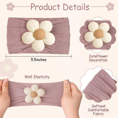 JOYOYO white flower headband ideal for newborn photography props