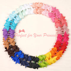 JOYOYO soft-band baby bows designed to stay in place without pulling