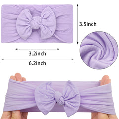 joyoyo soft-wide turban headband purple fits snugly for naps