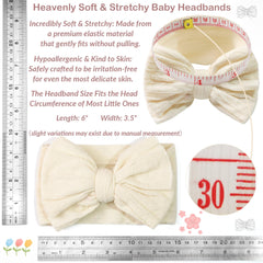 JOYOYO pearl-pink double-bow headband provides cute style and secure fit for daily wear.