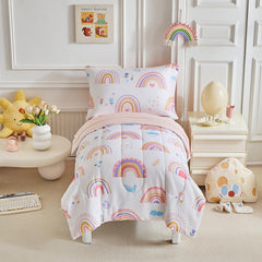 Joyreap reversible comforter close-up highlighting two-sided design for variety