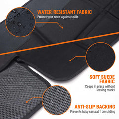 JOYSKY storage pockets neatly hold snacks and wipes within reach.