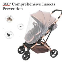 JQCOVEI playard mosquito net lets baby enjoy outdoors with breathable, secure coverage.