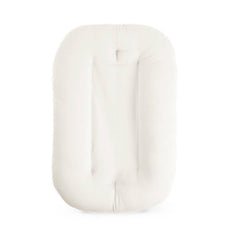 JQFORUIH baby lounger organic cotton closeup shows soft fabric for gentle newborn touch