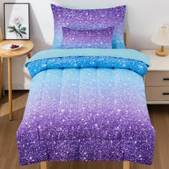 JQinHome blue-purple pillowcase 20x30 with soft, skin-friendly fabric