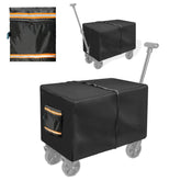 JRRXM universal folding stroller cover front view shields wagon from rain and sun
