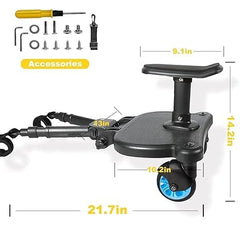 JUANWAN board with adjustable Velcro connection for compatibility