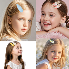 JUCCPUL 2-2-inch hair clip closeup featuring soft fabric coverage for gentle hold